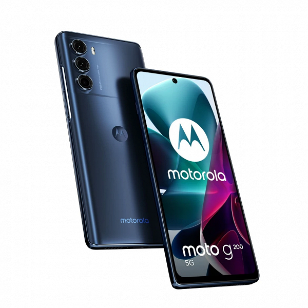 144 GHz, 108 MP, Qualcomm Snapdragon 888+ and 5000 mAh.  Motorola introduced an affordable flagship - Moto G200