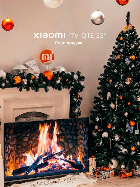 Экран 4K QLED, 55 дюймов, Android 10, Dolby Audio и умные часы в подарок. Стартовали продажи Xiaomi TV Q1E в России