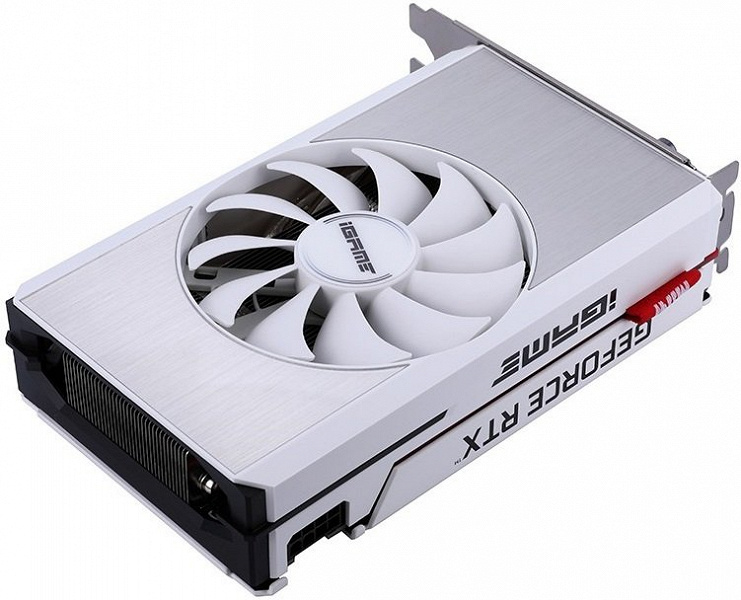 Colorful GeForce RTX 3060 Ti graphics card suitable for small systems