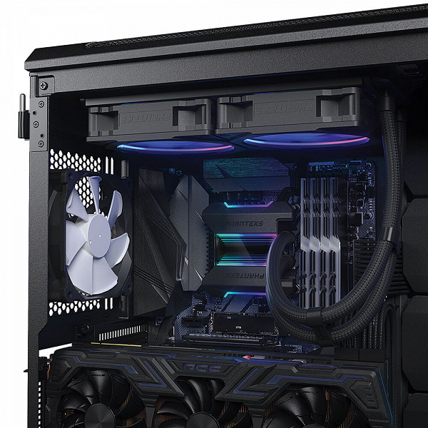 The Phanteks Glacier One MPH Black line of liquid cooling systems includes three models