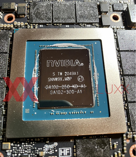 Nvidia «перебивает» графические процессоры GA102-250 в GA102-300