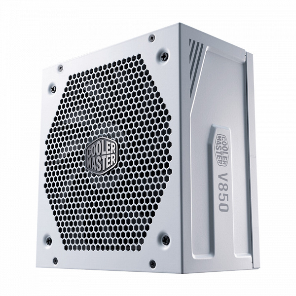Блок питания Cooler Master V850 Gold V2 White Edition привлечёт тех, кто собирает ПК из компонентов белого цвета