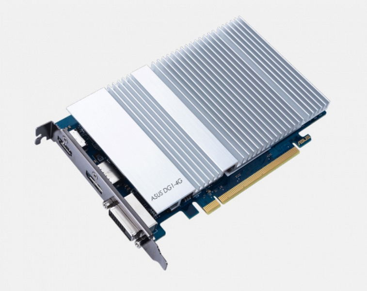 Не для майнеров, и не для геймеров. Asus раскрыла все характеристики дискретной видеокарты Intel DG1 и рассказала, с какими материнскими платами она совместима