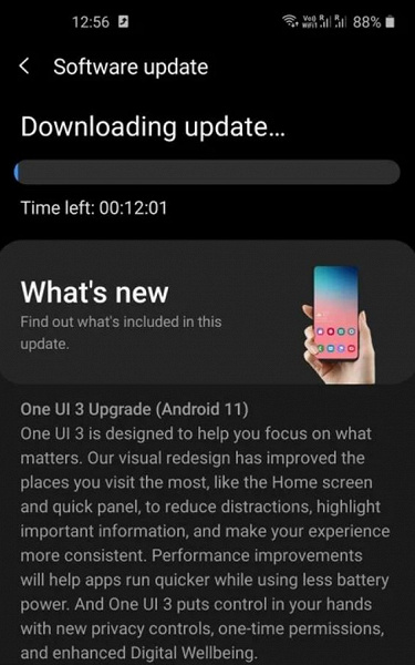 Вышел с Android 9.0, получил Android 11. Важное обновление выпущено для Samsung Galaxy M40