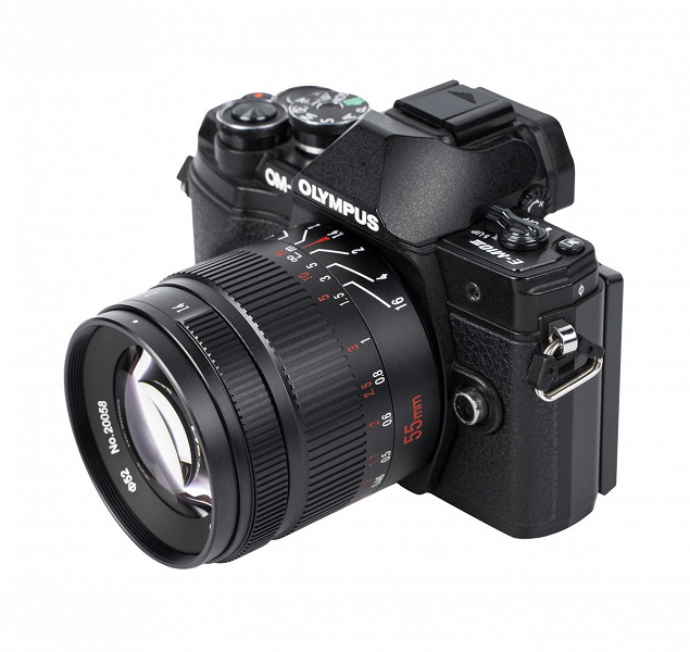 Объектив 7Artisans 55mm f/1.4 II предназначен для беззеркальных камер формата APS-C и Micro Four Thirds