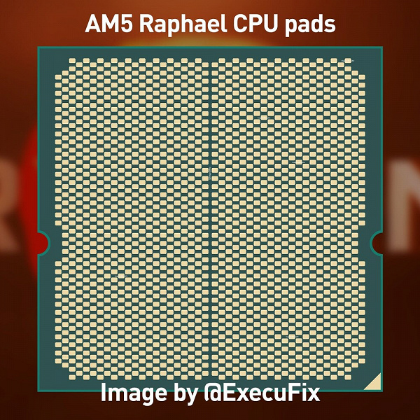 Появилось изображение нижней стороны процессора AMD в исполнении AM5