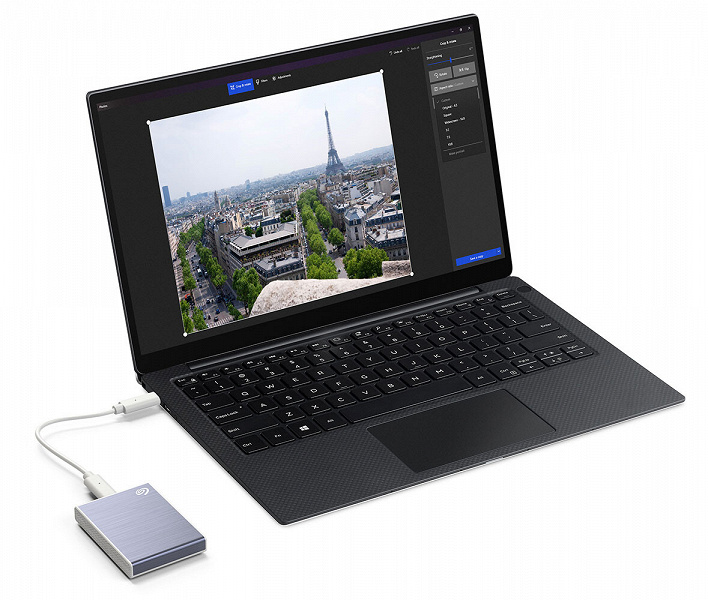 Представлен портативный твердотельный накопитель Seagate One Touch SSD
