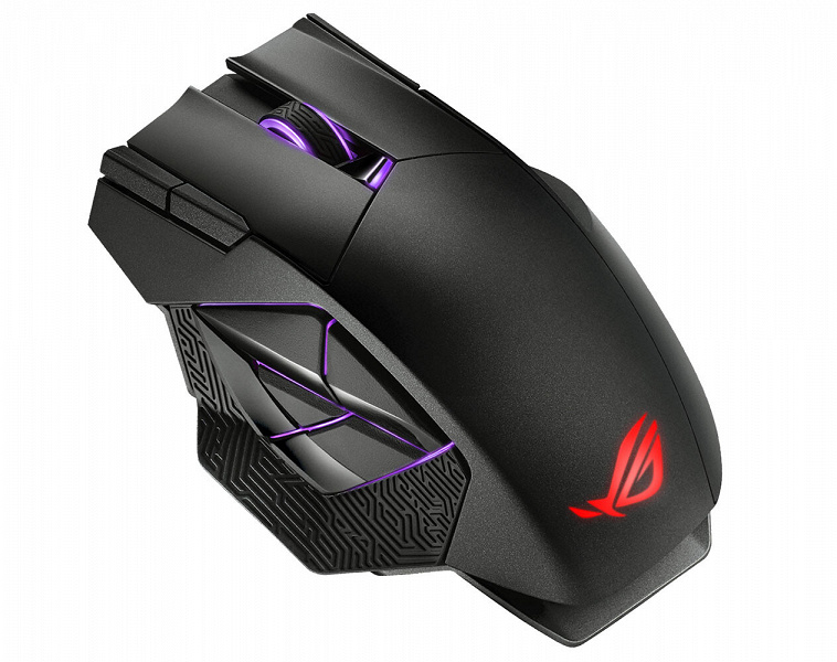 Беспроводная мышь Asus ROG Spatha X адресована любителям игр MMO