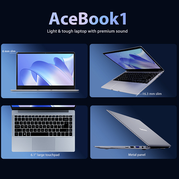 Знаменитый производитель неубиваемых смартфонов представил свой первый ноутбук: подробности о Blackview Acebook1