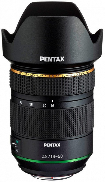 Представлен объектив HD Pentax-DA*16-50mmF2.8ED PLM AW