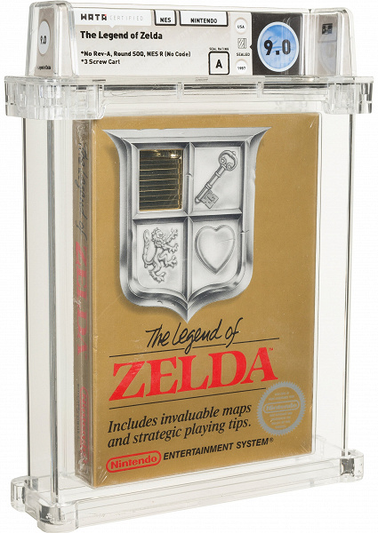 Редкая ранняя копия игры The Legend of Zelda продана за 870 000 долларов