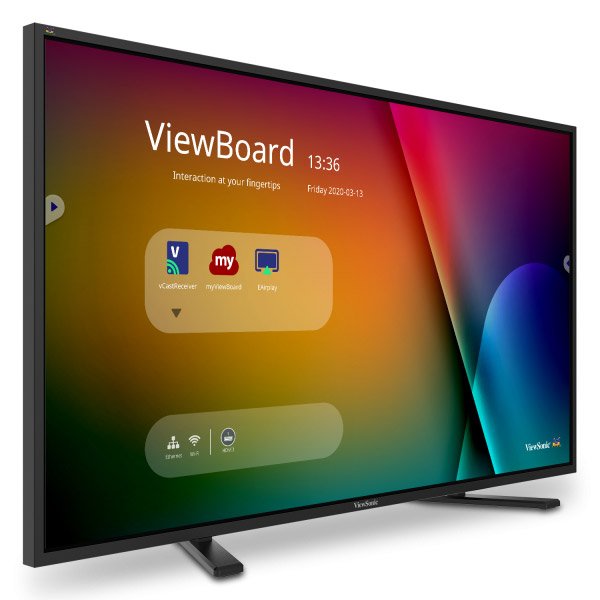 По мнению ViewSonic, интерактивный сенсорный дисплей ViewBoard IFP4320 хорошо подходит для совместной работы в гибридных рабочих средах