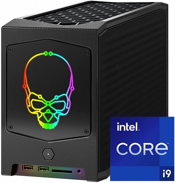 The highest performance mini PC Intel NUC Beast Canyon on the Intel Core i9-11900KB processor (Tiger Lake) is seen for sale