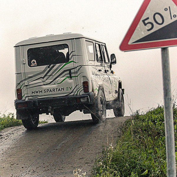 UAZ showed electric 