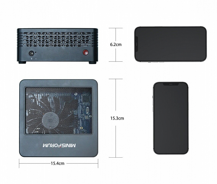 Основой мини-ПК Minisforum EliteMini X500 служит APU AMD Ryzen 7 5700G