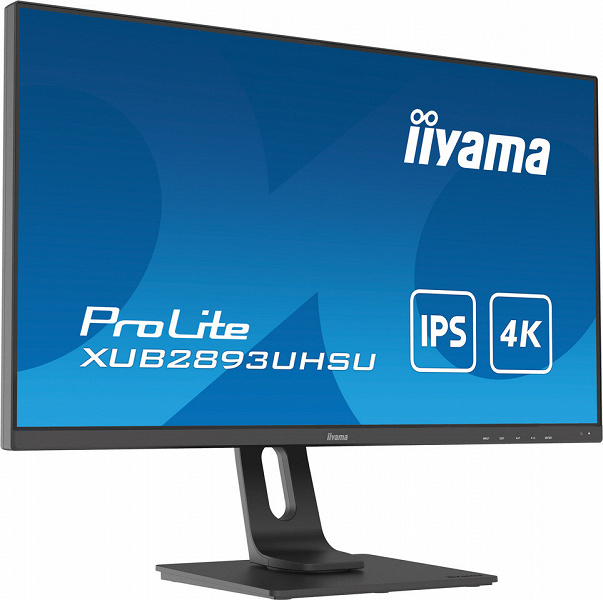 В мониторе iiyama ProLite XUB2893UHSU используется 28-дюймовая панель IPS разрешением 4K