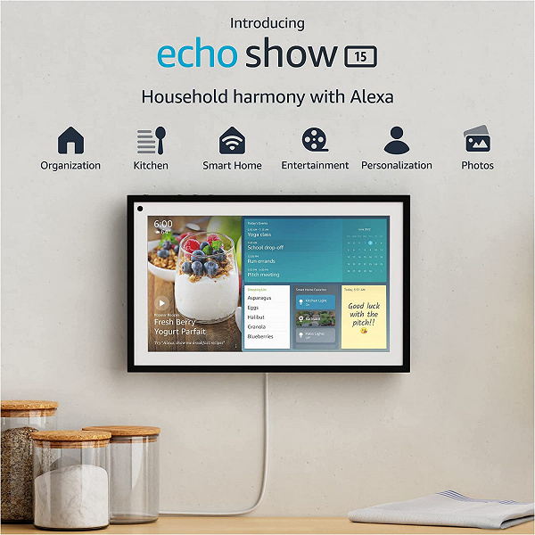Представлен умный дисплей Amazon Echo Show 15
