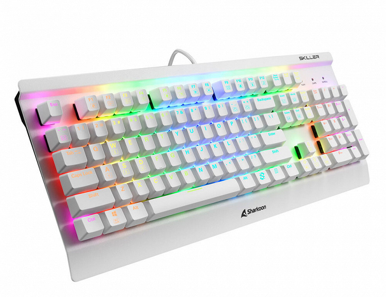 Sharkoon Skiller SGK3 White keyboard uses Kailh switches