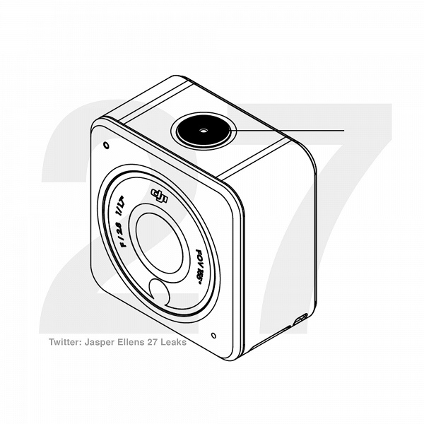 DJI Action 2 станет одной из самых маленьких экшн-камер. Раскрыты характеристики и дизайн новинки