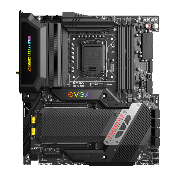 EVGA Z690 Dark K | NGP | N and Z690 Classified mainboards revealed, but no details yet