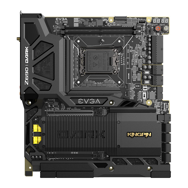 Представлены системные платы EVGA Z690 Dark K|NGP|N и Z690 Classified, но подробностей пока нет