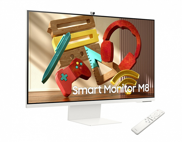 Концептуальный монитор Samsung Electronics Smart Monitor M8 позволяет решать некоторые задачи без компьютера