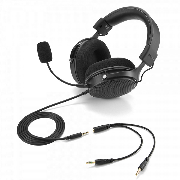 Sharkoon B2 headset with modular cable is compatible with PCs, consoles and mobile devices