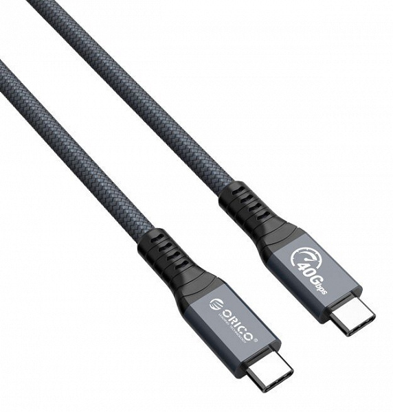 Компания Orico представила кабель, соответствующий стандартам USB4 и Thunderbolt 4