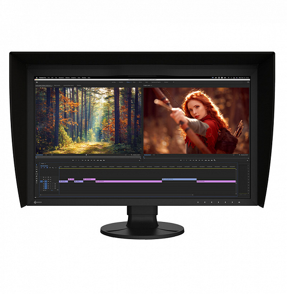 В мониторах Eizo ColorEdge CG2700X и CG2700S используются панели одинакового размера, но разрешения у них разные 