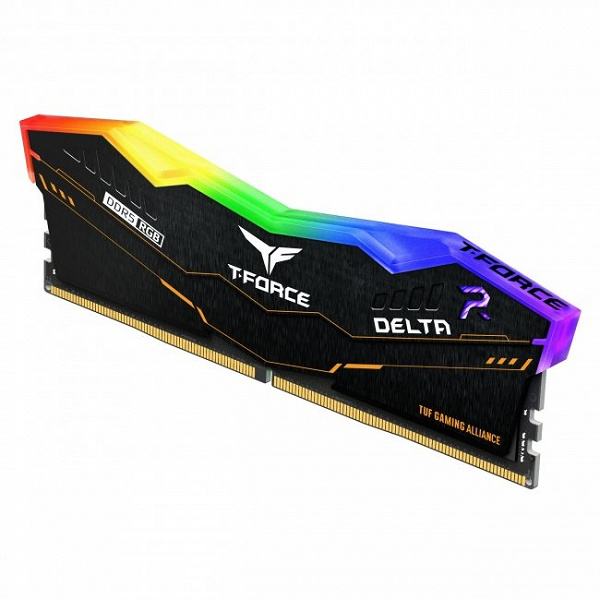 Линейку T-Force Delta TUF Gaming Alliance RGB DDR5 Desktop Memory открыл комплект модулей памяти DDR5-5200
