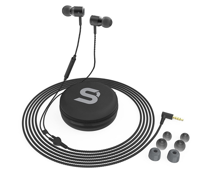 SPC Gear Viro 101M wired in-ear headphones are equipped with a remote control with a microphone