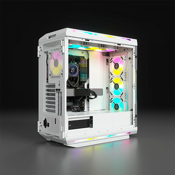 Corsair iCUE 5000T RGB case adorned with 208 LEDs 