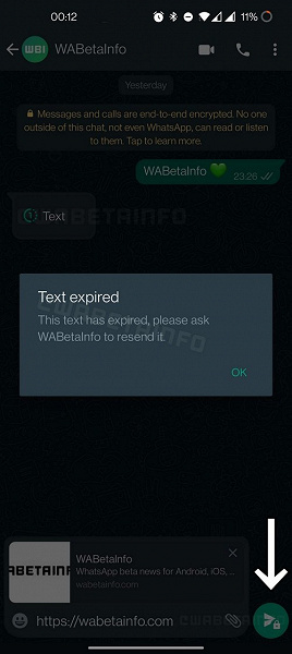 В WhatsApp появятся сообщения, которые можно открыть только один раз