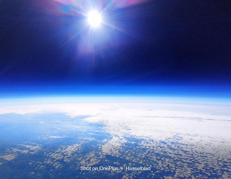 Снимки Земли из стратосферы, сделанные на камеру Hasselblad 2.0. OnePlus 10 Pro запустили в космос