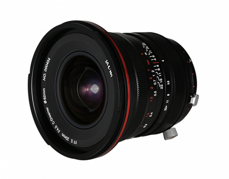 Laowa 20mm f/4 Zero-D Shift lens introduced