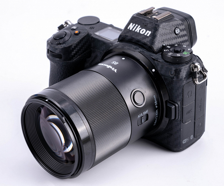 Объектив Yongnuo YN85mm F1.8Z DF DSM предназначен для камер Nikon Z