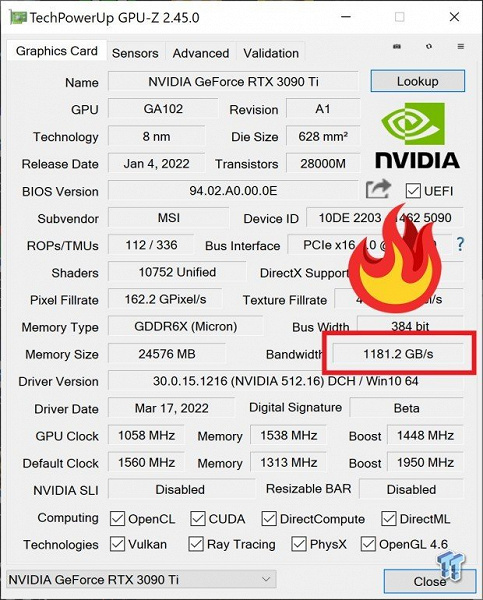 Память, как у GeForce RTX 4090, уже сейчас. GeForce RTX 3090 Ti показывает чудеса разгона GDDR6X