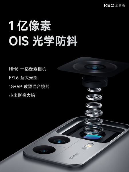 5000 мА·ч, Snapdragon 8 Plus Gen 1, экран OLED с разрешением 1,5К, 108 МП с OIS, защита IP53 за 445 долларов. Представлен Redmi K50 Extreme Edition