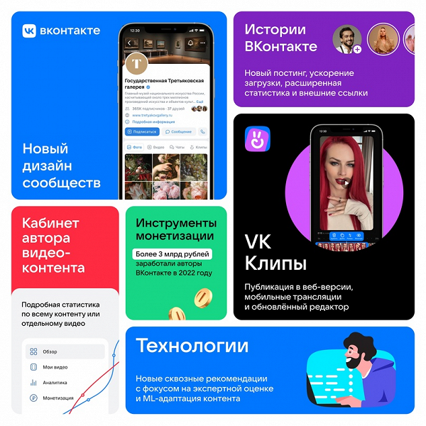 Во «ВКонтакте» запустили большое обновление мобильного приложения