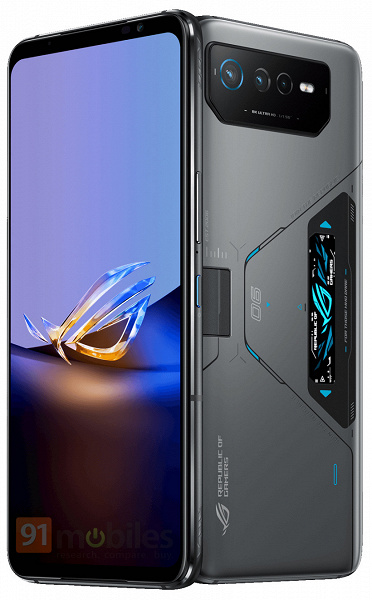 ASUS ROG Phone 6D Ultimate – первый в мире смартфон с откидной крышкой для отвода тепла от процессора