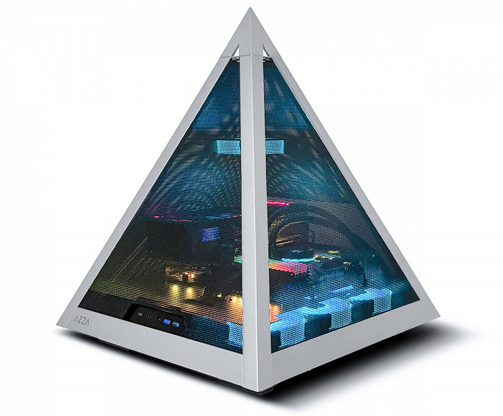 Представлен пирамидальный корпус Azza Pyramid 804M Mesh