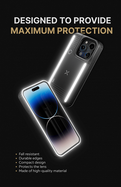 Представлен невероятный чехол с аккумулятором, USB-концентратором, магнитами, фильтрами и подсветкой iPiX для iPhone