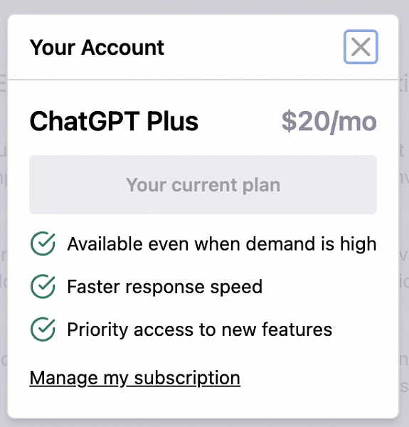 Определились с ценой: OpenAI представила ChatGPT Plus за 20 долларов в месяц