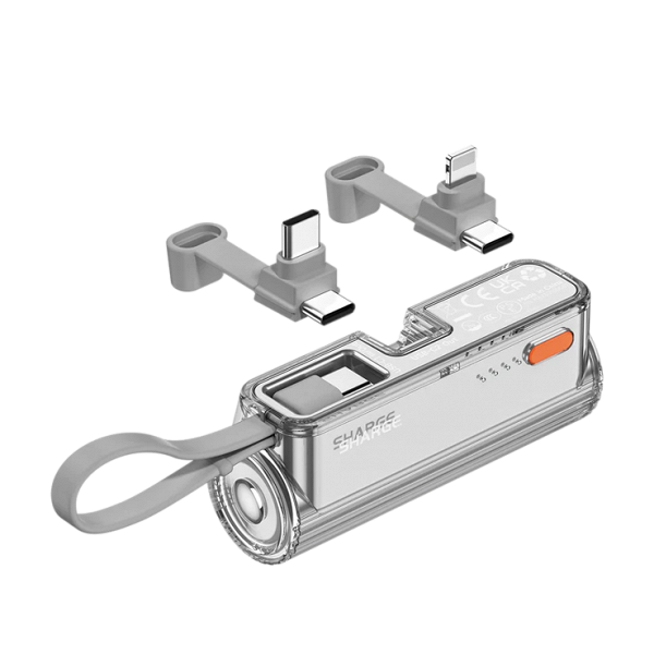 Подойдёт для iPhone 15 и других новых смартфонов. Представлен крошечный внешний аккумулятор на 5000 мА&middot;ч со сменными зарядными разъёмами Sharge Flow Mini