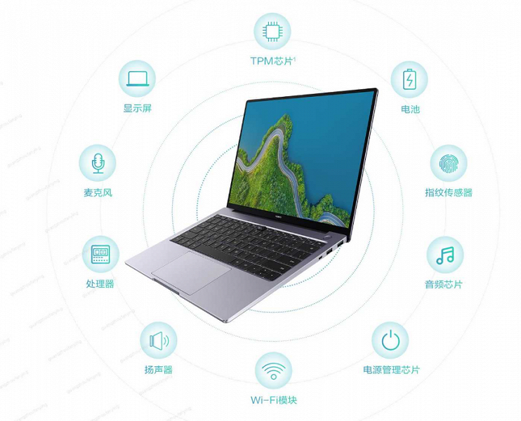 В Китае представлен «санкционно устойчивый» ноутбук Qingyun L540 – на базе 5-нанометрового процессора Huawei Kirin 9006C