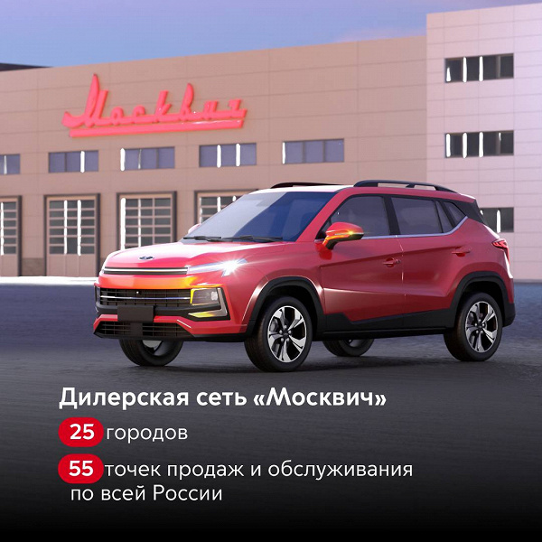 Новые «Москвичи» поступят в продажу в Симферополе до конца марта