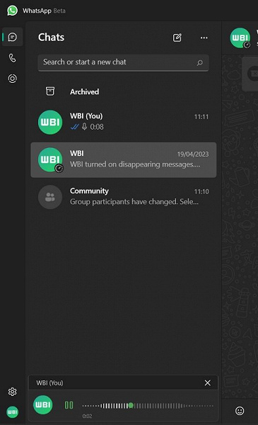 В WhatsApp теперь можно слушать голосовые сообщения вне чата