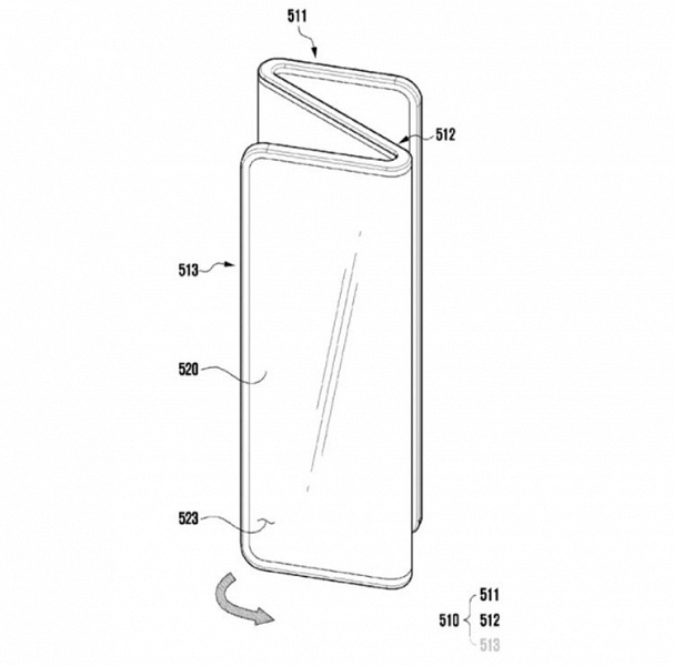 Ещё смартфон или уже планшет? Samsung запатентовала трёхстворчатый телефон