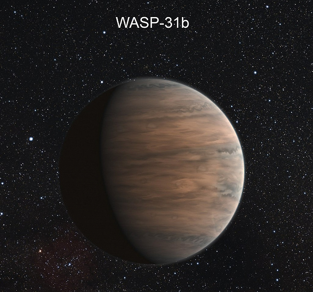 Астрономы обнаружили «молекулу-термометр» на экзопланете WASP-31b