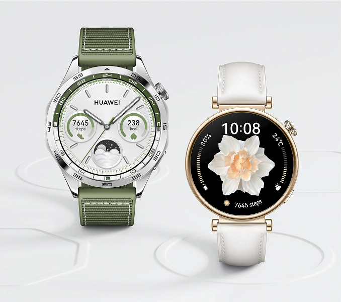 В России стартовали продажи «женских» и «мужских» умных часов Huawei Watch GT 4. Дешевле, чем в Европе